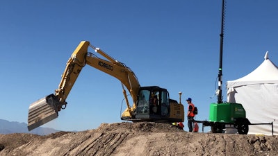 Kobelco SK210 excavator