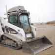 Skid steer outfitted with SafeAI technology