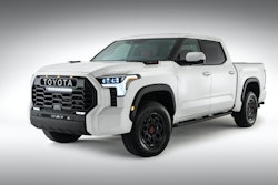 The 2022 Toyota Tundra TRD Pro just might beat the latest Ford Raptor on the street and leave it choking on dirt--so long as no jumps are involved.