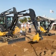 deere equipment at utility expo
