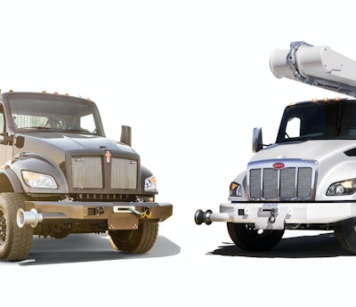 Braden bumpers on two work trucks