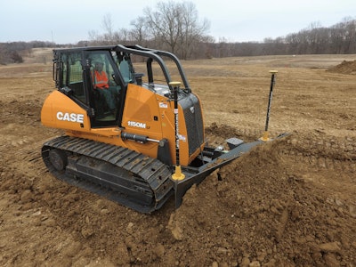 Case 1150M dozer machine control