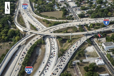 Interchange I-275 I-4 Tampa