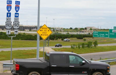 Interstate 14 signs first placed in Texas