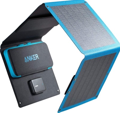 Anker 24W Three-Port USB Portable Solar Charger