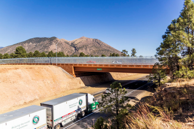I-40 bridge project award Arizona DOT