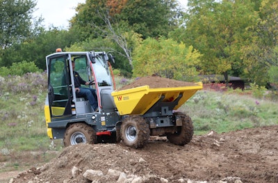 The Wacker Neuson DW30 goes where larger loaders can't.