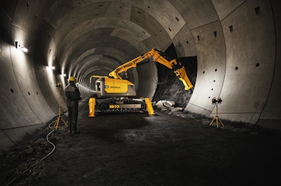 Brokk Tunneling Attachment