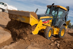 John Deere backhoe