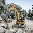 The zero tail-swing 20.4-net-horsepower LiuGong 9027F compact excavator debuted this September.