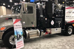 Mud Dog 700 vacuum excavator at Utility Expo