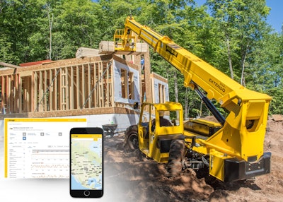 Pettibone X-Command allows owners to monitor equipment location and performance.