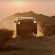 Not your grandpa's Chevy. The 2022 Chevy Silverado ZR2 is shown taking on a jump, the new norm it seems when it comes to flexing half-ton muscle.