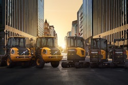 Volvo CE electric compact machine lineup