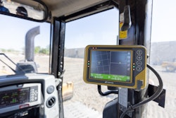 Topcon MC Max installed on a bulldozer.