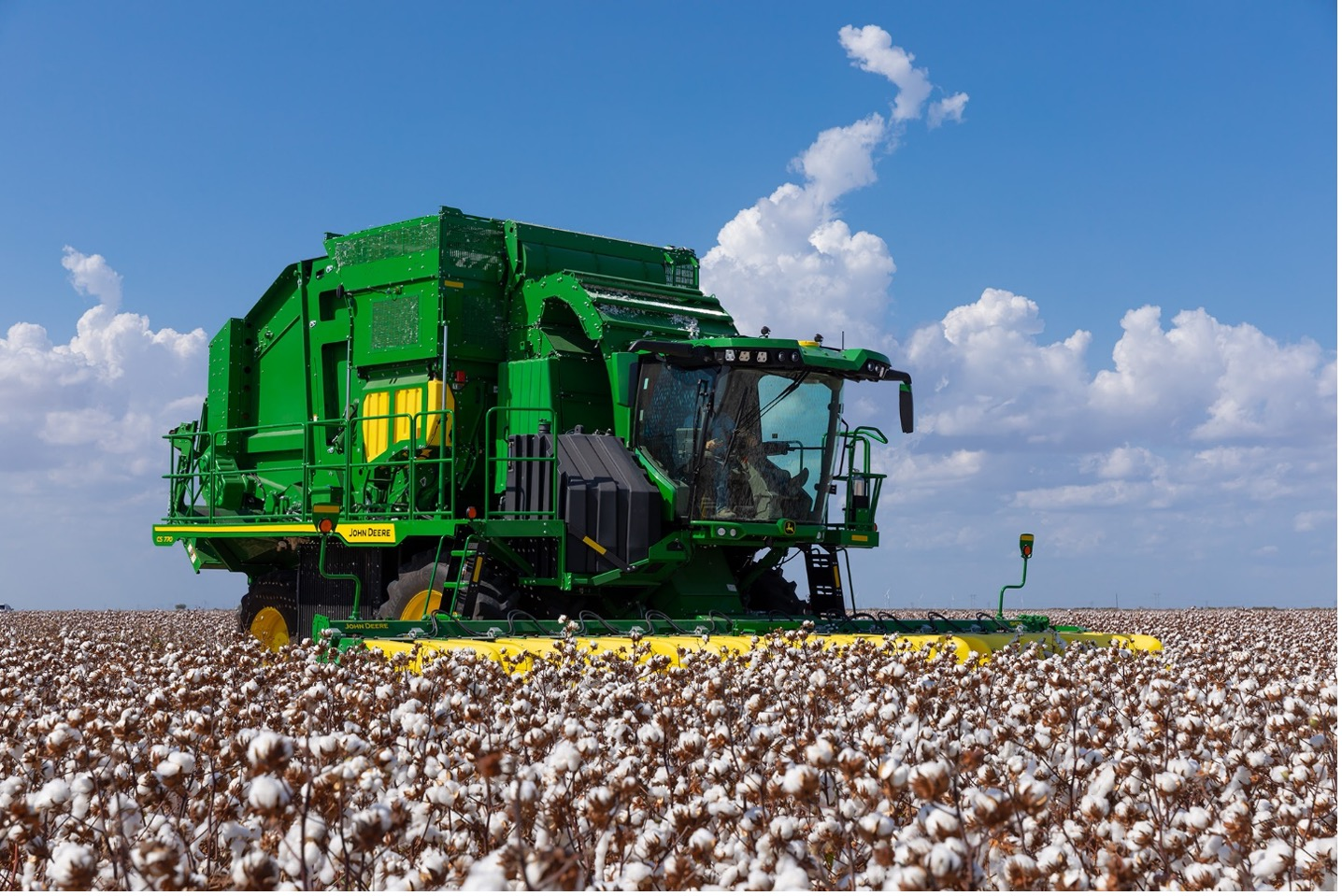 John Deere cotton picker