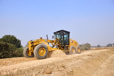 Cat 120 GC Motor Grader for small contractors and municipalities.