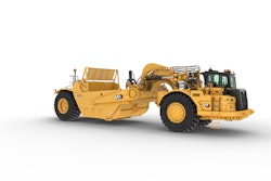 The redesigned Cat 651 Wheel Tractor Scraper.