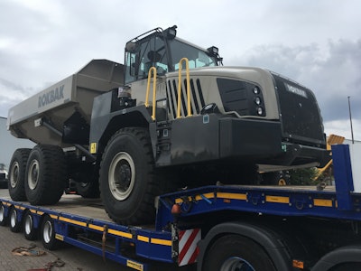 Rokbak articulated hauler