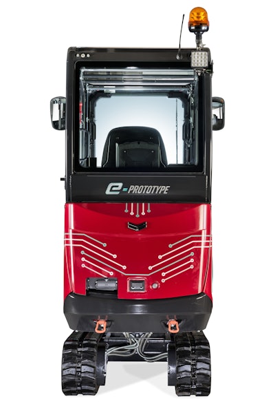 Yanmar's prototype electric excavator is set to launch at bauma.