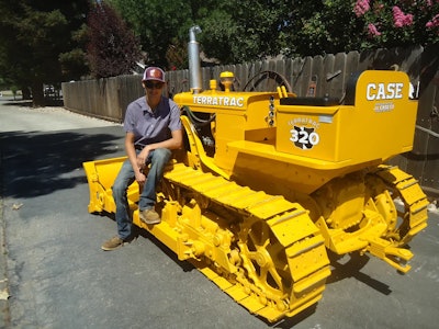 Restored 1958 Case terratrac 320 dozer