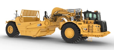 cat 651 wheel tractor scraper