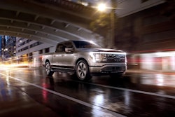 2022 Ford Lightning electric pickup truck