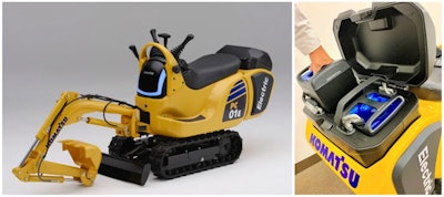 Komatsu micro excavator