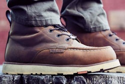 Man wearing Brunt Workwear Marin boots