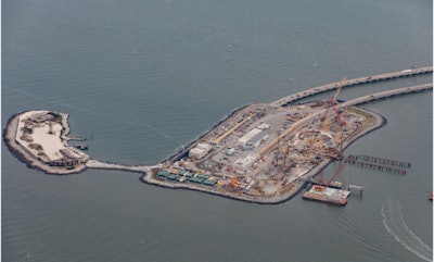 south island construction for Mary tunnel machine