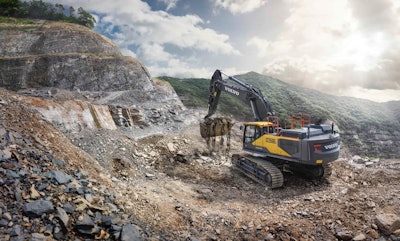 Volvo excavator