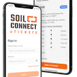 Soil Connect's mobile app, eTickets.