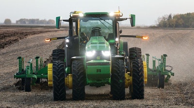 John Deere 8R autonomous tractor