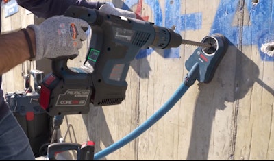 Bosch ProFactor rotary hammer with dust collection