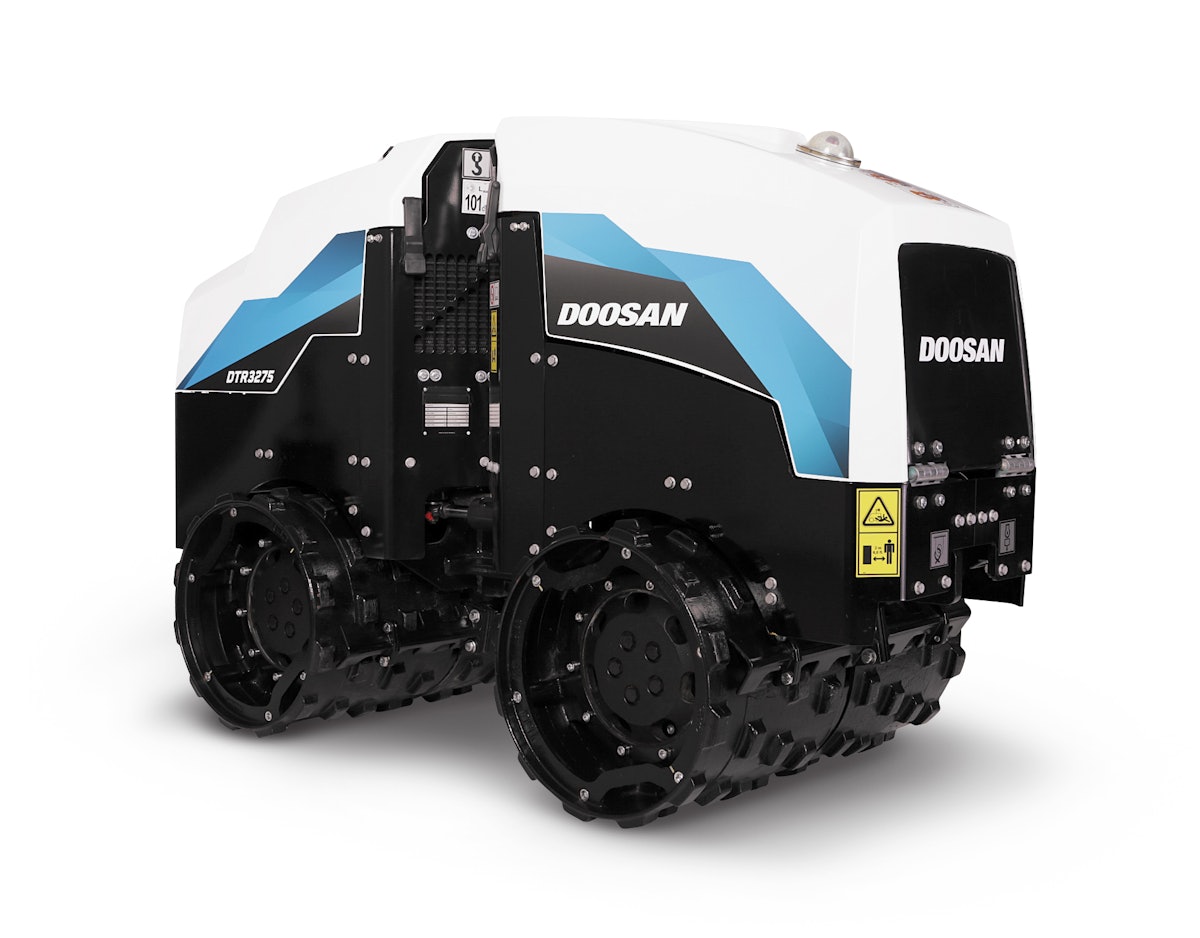 Doosan Portable Power adds trench roller to light compaction line 