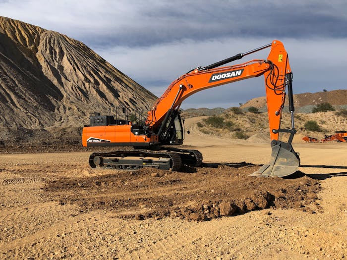 Doosan DX350LC-7 crawler excavator