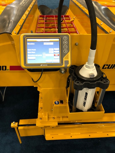 GOMACO CC-1200e electric curb paver variable rate vibrator