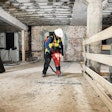 Hilti new Nuron cordless jackhammer and dust backpack