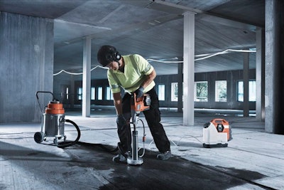 husqvarna DM 540i cordless drill with vacuum water tank