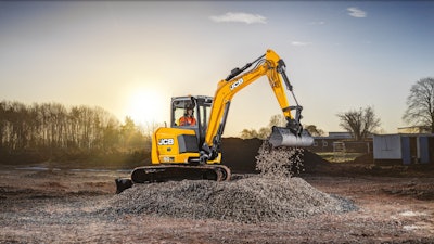 Demo of new JCB-50Z-1 compact excavator