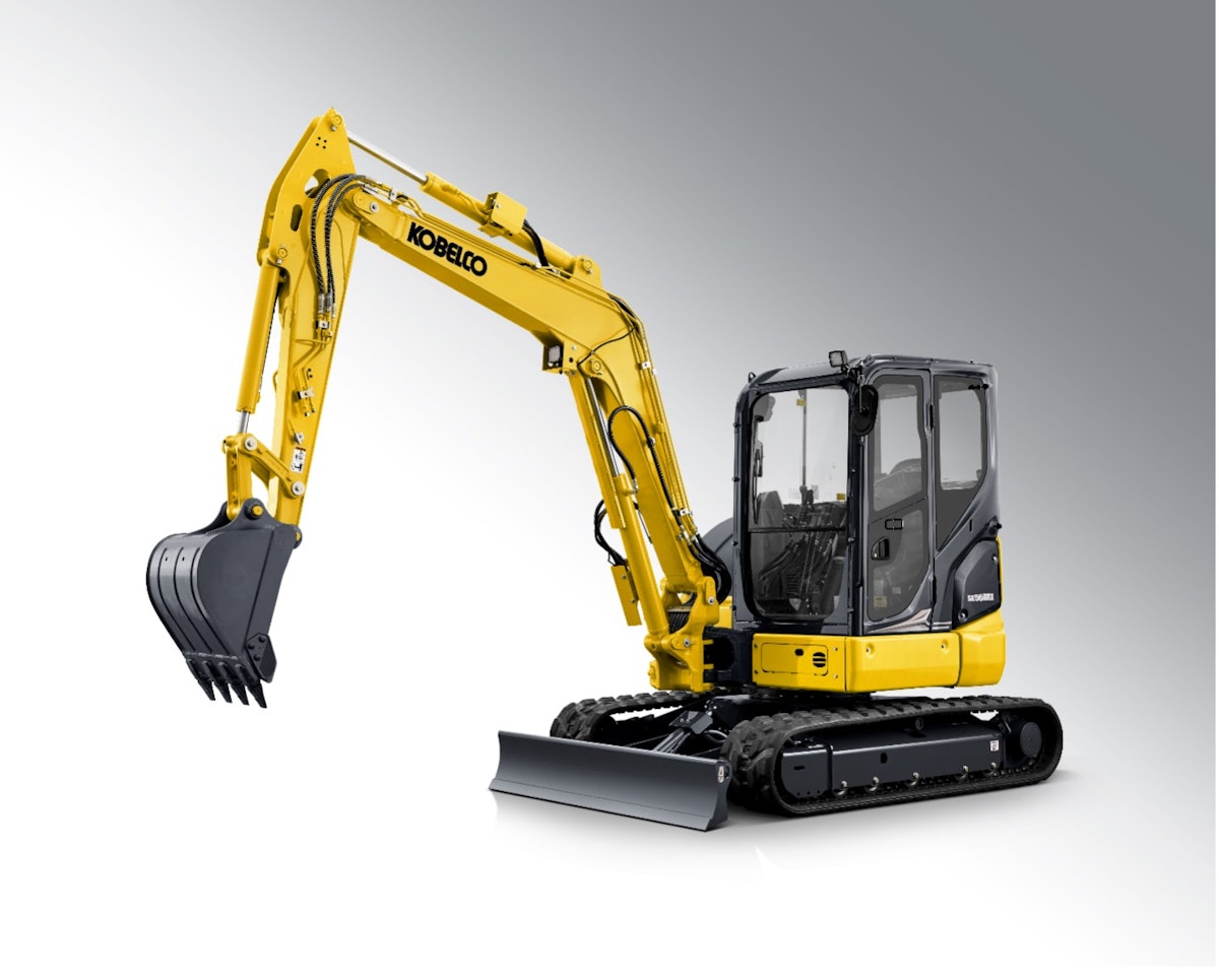 Redesigned hydraulics power new Kobelco SK55SRX-7 mini excavator 