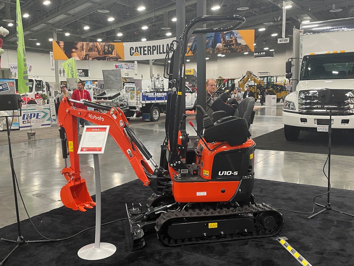 Kubota S New U10 5 Mini Excavator Is Nimble And Maneuverable Equipment World Kubota S New U10 5 Mini Excavator Is Nimble And Maneuverable Equipment World