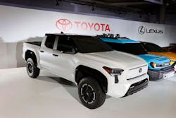 Toyota unveils electric pickup truck concept