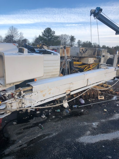 I-95 crash Virginia snow storm