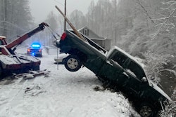 Virginia snow covered roads crashes