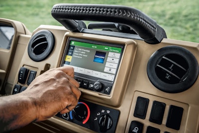 John Deere Signature Edition Gator UTV touchscreen