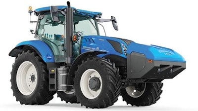 New Holland methane tractor