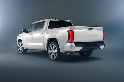 2022 Toyota Tundra Capstone rear tailgate view
