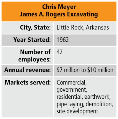 James A Rogers Excavating Little rock Arkansas
