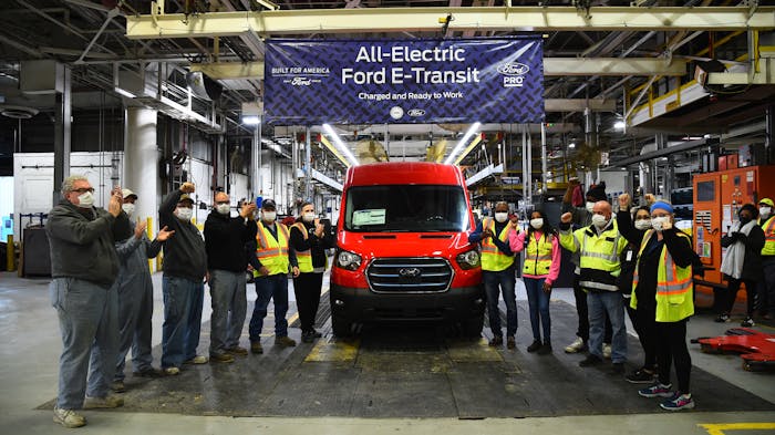 E-Transit coming off line in Kansas City plant